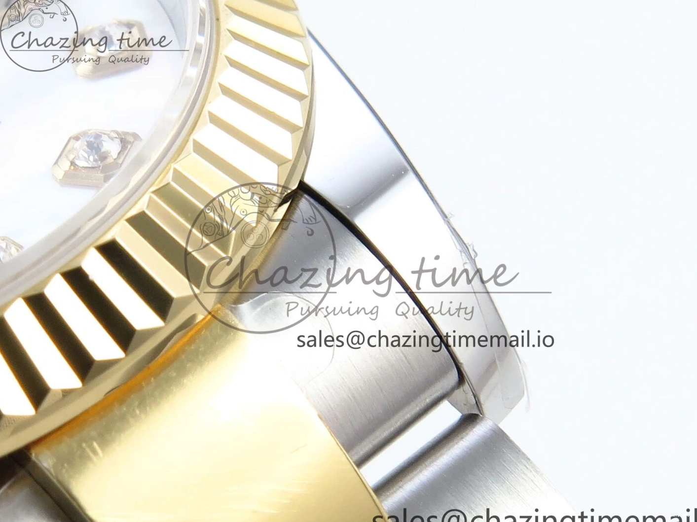 White ARF SS 904L MOP YG Best DateJust 1:1 Oyster ETA Steel 278273 Edition Bracelet 31 2688 on Dial 0110